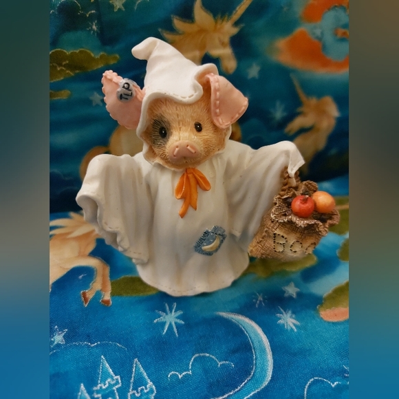 Enesco pig Halloween figure figurine collectible Mary Rhyner-Nadig - Picture 2 of 3